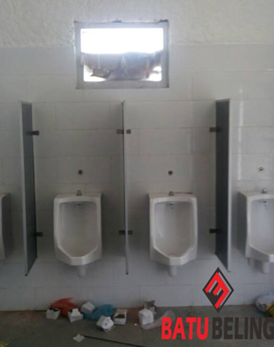 Aplikasi Urinoir di Kantor Tol Jombang